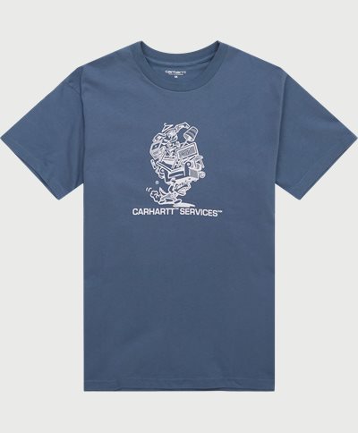 Carhartt WIP T-shirts S/S MOVING SERVICE T-SHIRT I031780 Blue	